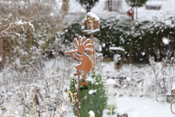 Kokopelli im Schneetreiben